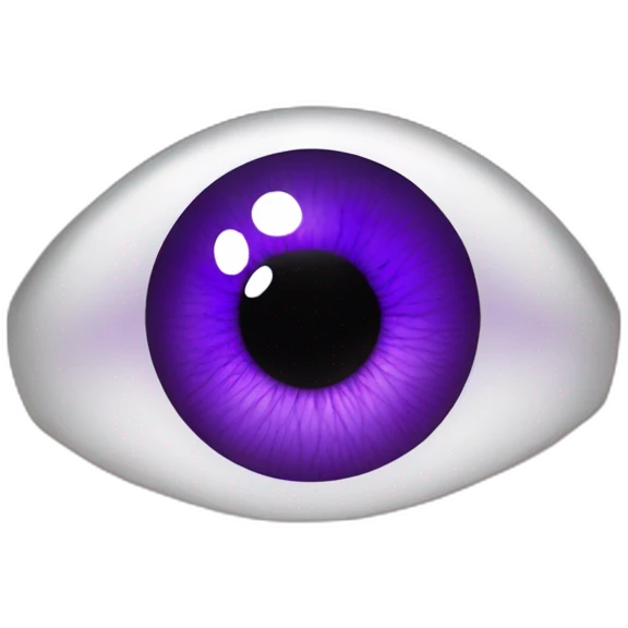 majestic godly violet iris eyeball serious symmetrical emoji