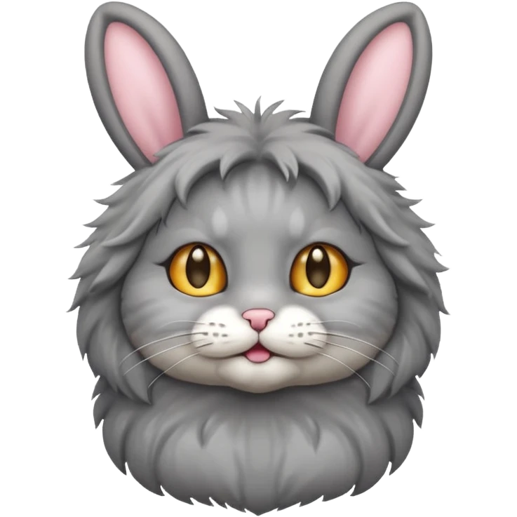 cat wearing bunny ears  emoji