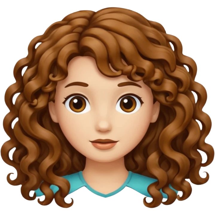 hair with curls emoji
