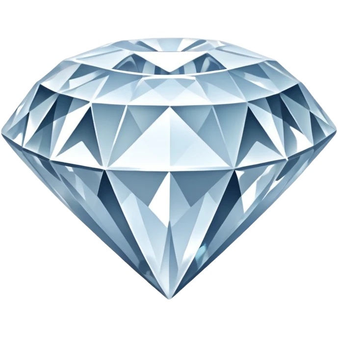 huge white diamond emoji