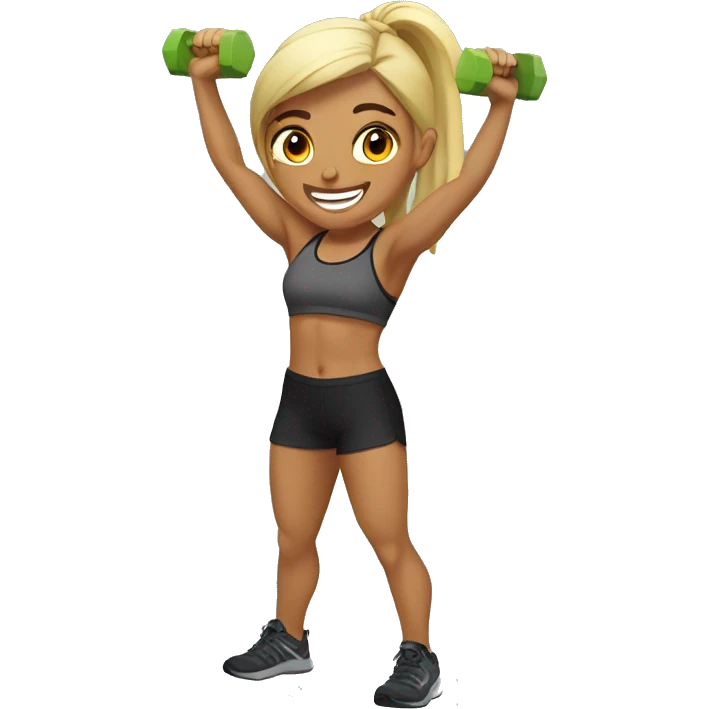 CrossFit girl  emoji