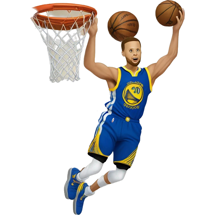 Stephen curry's dunk emoji