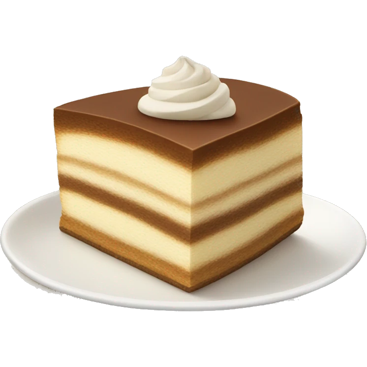 Slice of tiramisu  emoji