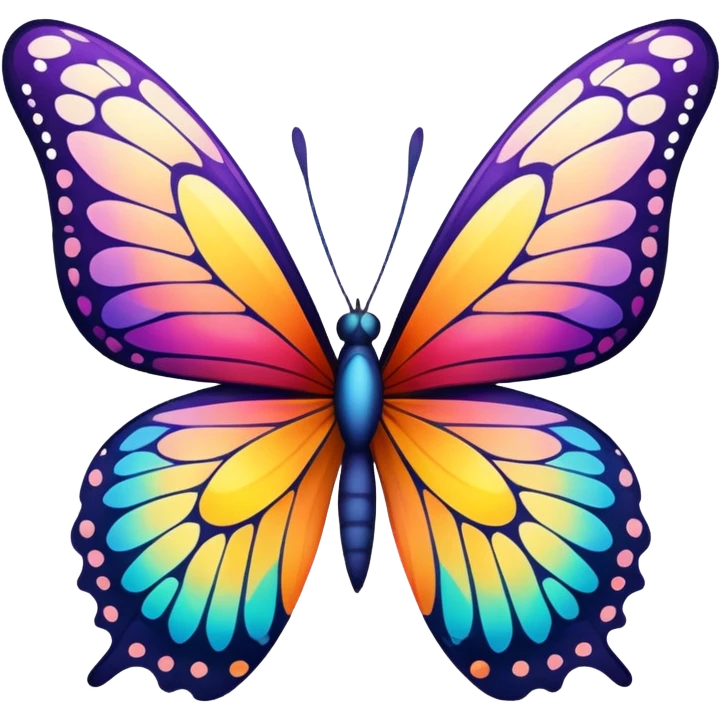 Colorful Butterfly  emoji