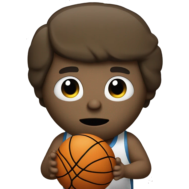 Peter griffen shoot a basketball in the dark emoji