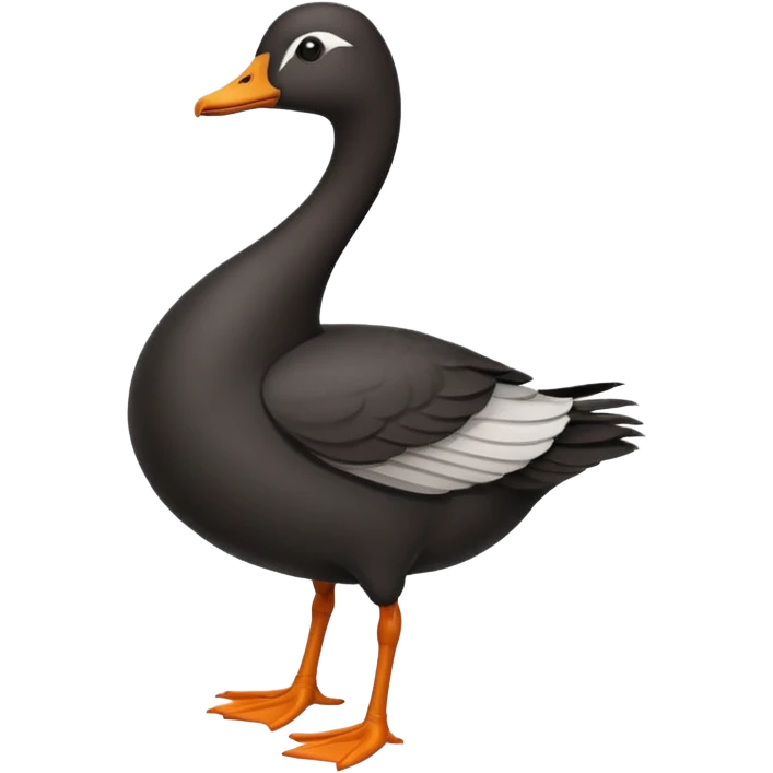 black goose emoji