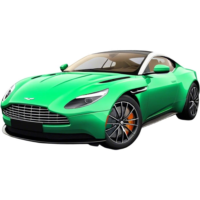 Aston Martin DB11 - Aston Martin (Model Year: 2022) (Iconic colour: Green) emoji