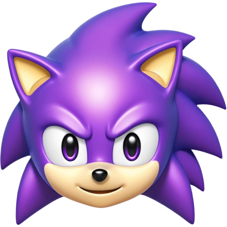 glitter purple sonic emoji