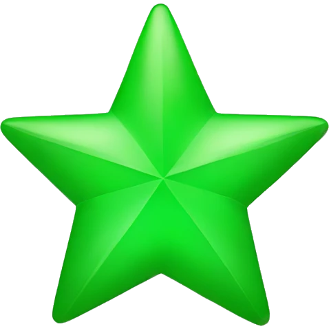 A green star emoji