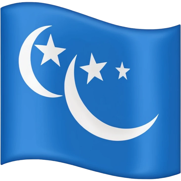 The flag of Awdal state in somalia emoji