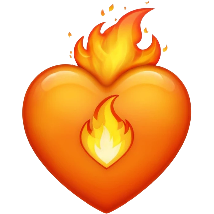 Fire heart  emoji