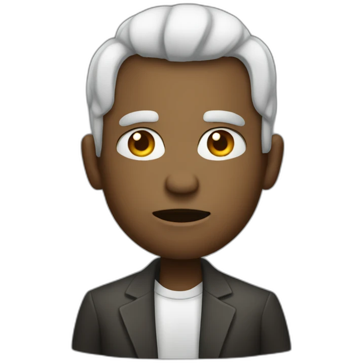 Non racially biased evil person emoji