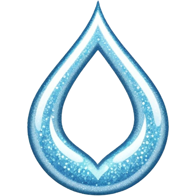 glitter white health emoji