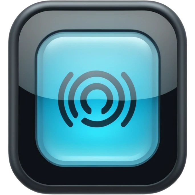 abstract futuristic matte glass transluscent text to speech generator emoji