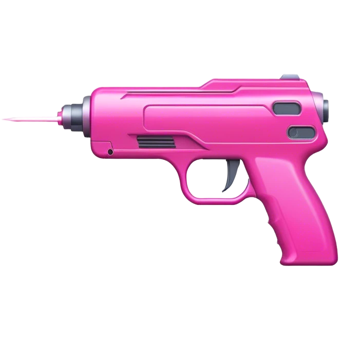 star wars like laser pink gun  emoji