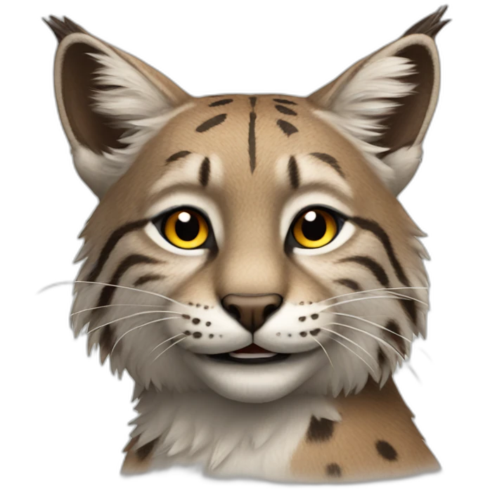 Giddy bobcat emoji