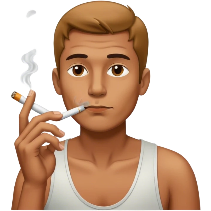Cane con sigaretta emoji