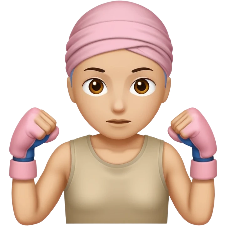 Fighting cancer emoji