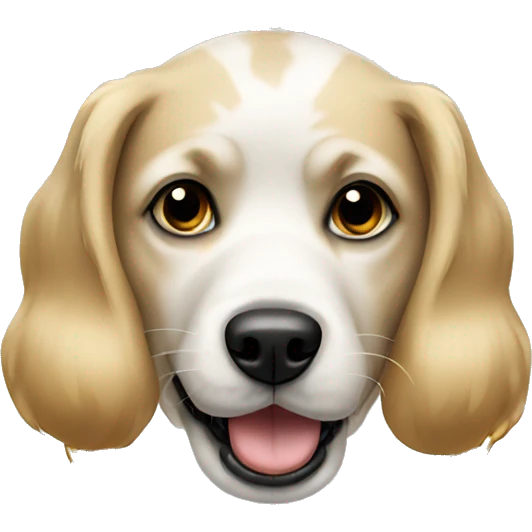 Dog with a gold chain  emoji