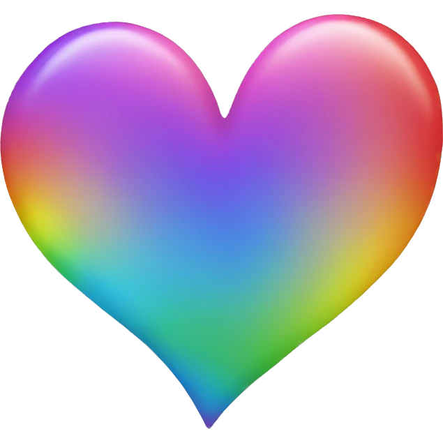 Heart rainbow  emoji