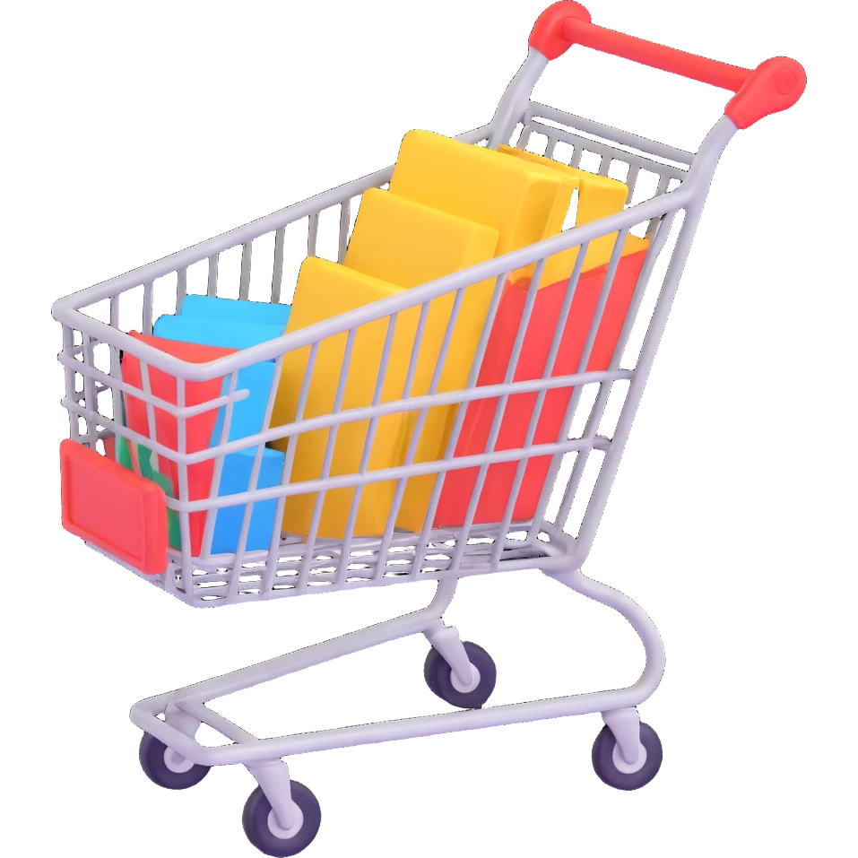 shopping cart emoji