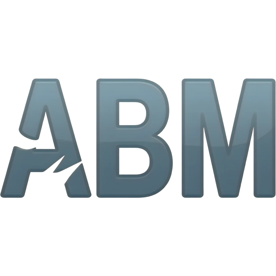 three initials (ABM) that animate emoji