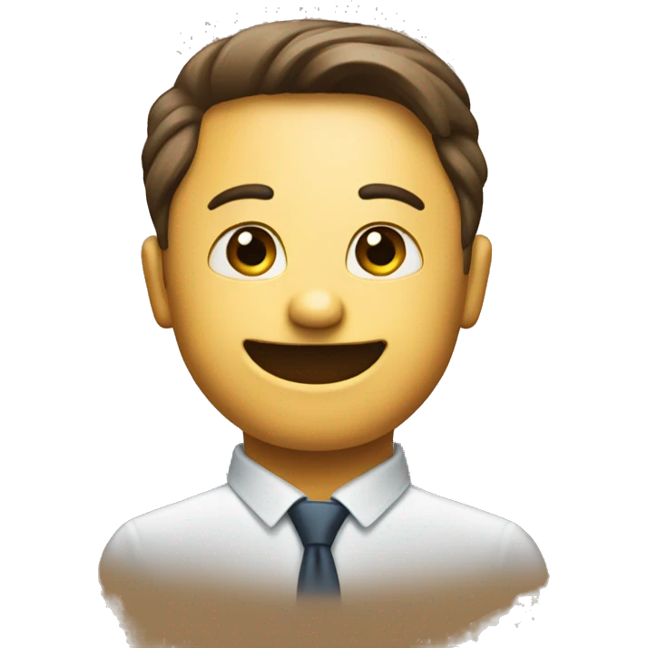 emoji of Linkedin logo emoji