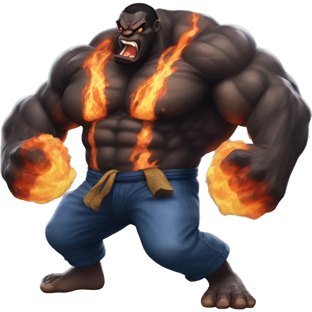 Balrog from the Street Fighter series emoji