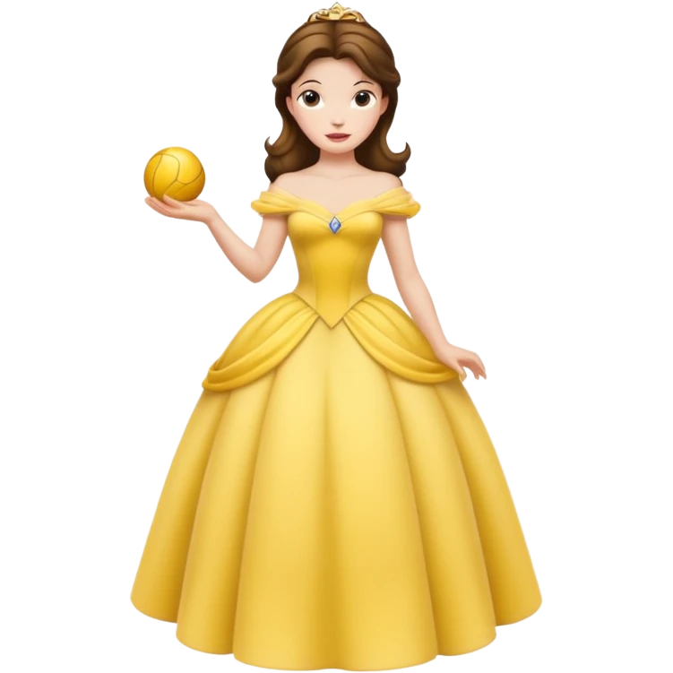 Belle disney princess  emoji