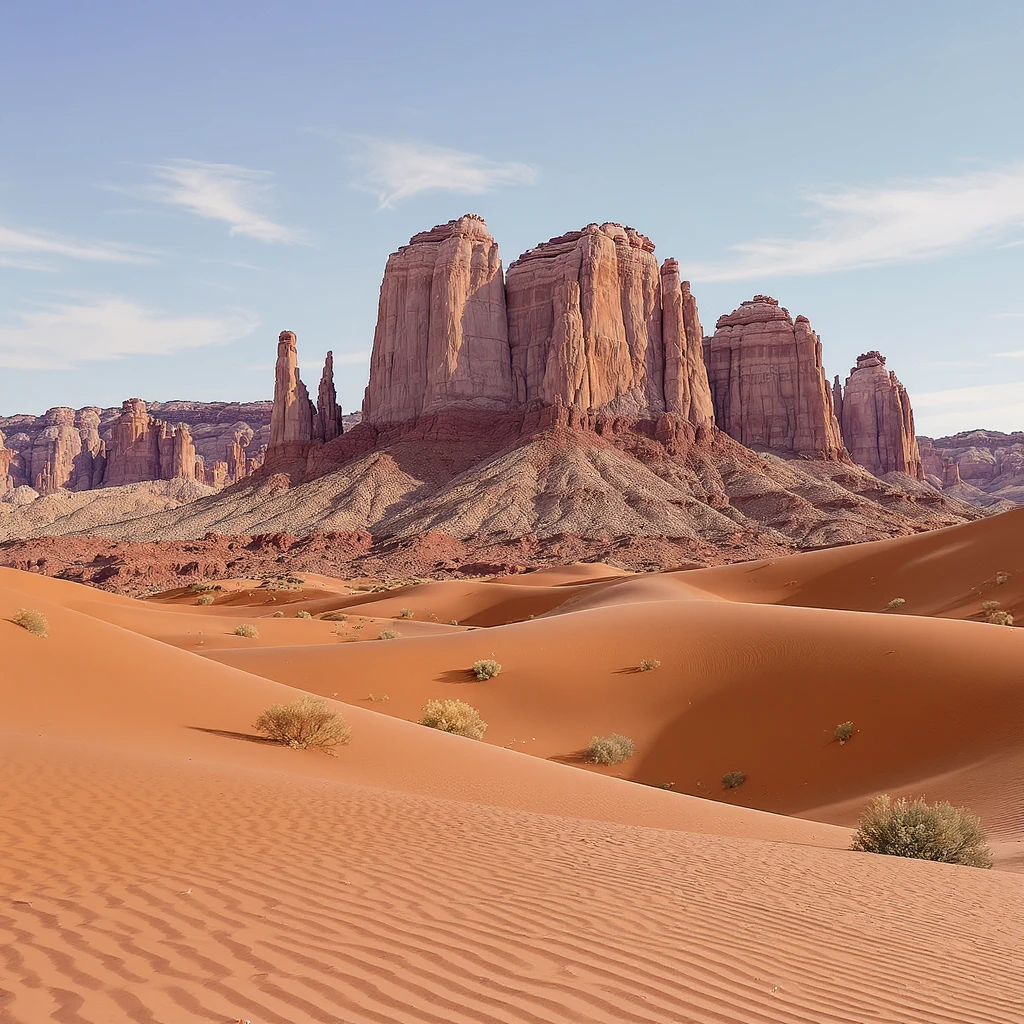 A modern desert mountain, wallpaper, modern emoji