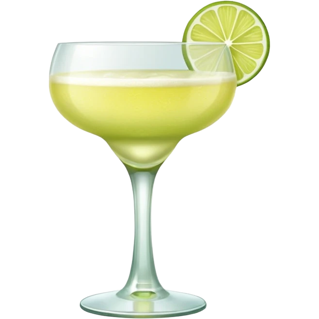 Mach mir einen Lime Sour Cocktail und nimm ein schönes glas -  das glas sollte aber nicht grün sein  emoji