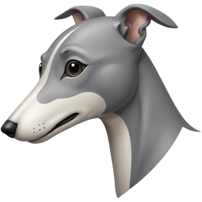 stilized greyhound looking to the right emoji