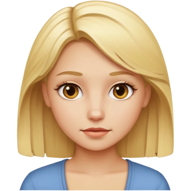Blonde girl emoji