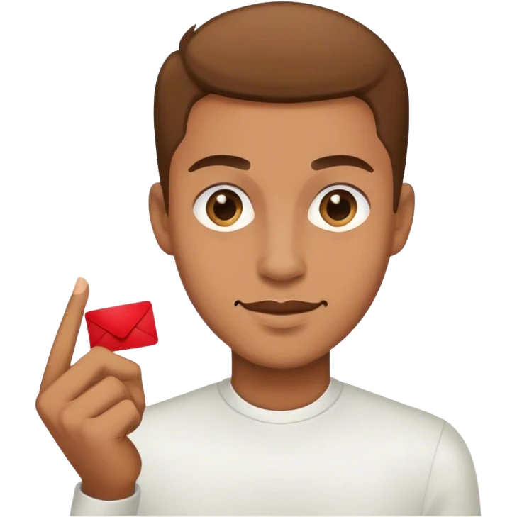 Man giving card  emoji