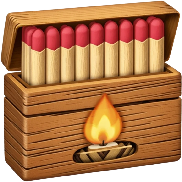 matches in matchbox emoji
