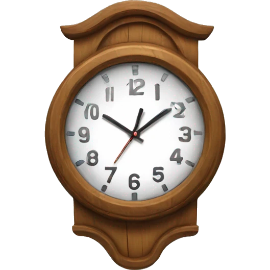 wall clock emoji
