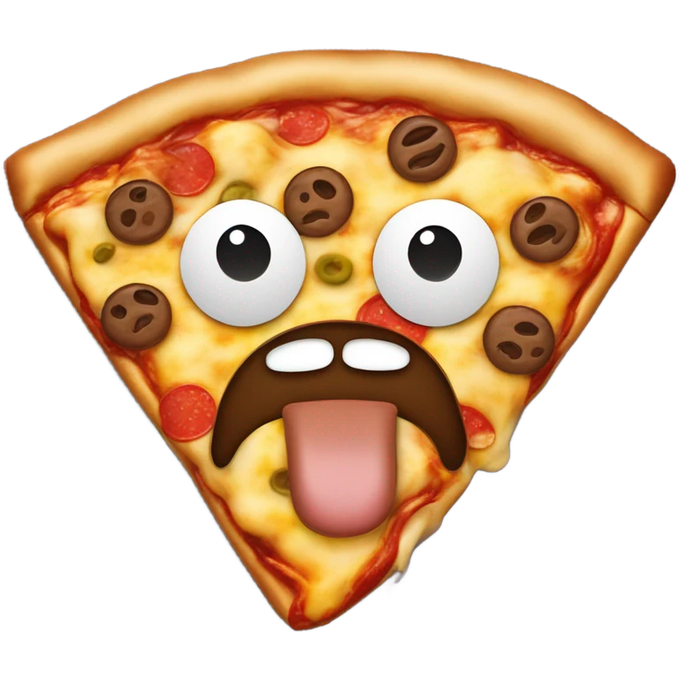 Poop emoji pizza emoji