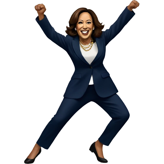 Kamala Harris dancing emoji