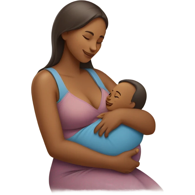 Mother breastfeeding  emoji