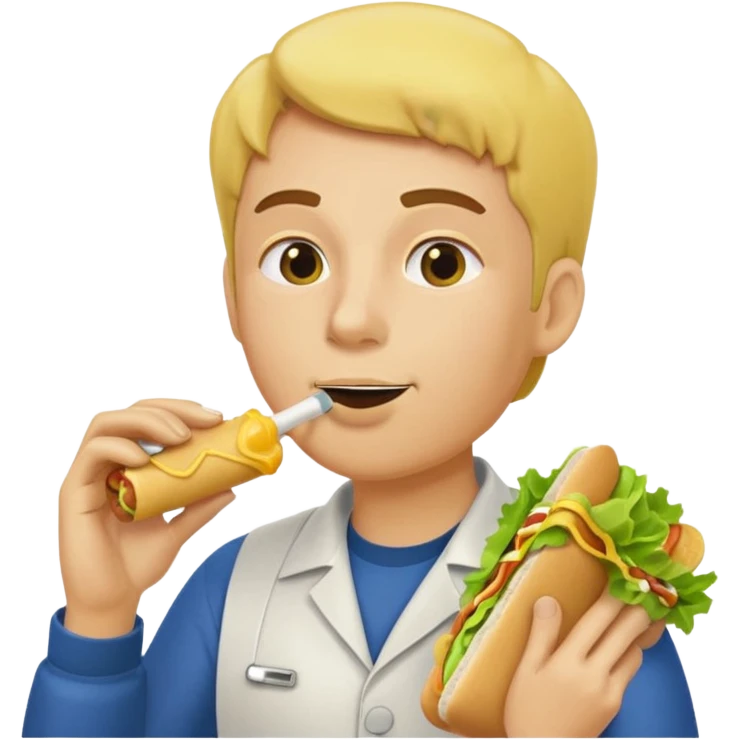 a largean instructor with a whistle  sandwich emoji