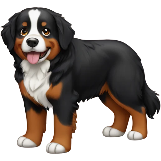 Bernese mountain dog girl  emoji