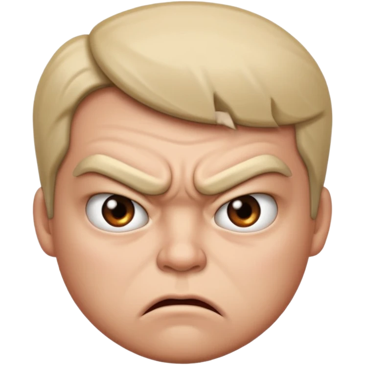 Angry pout emoji