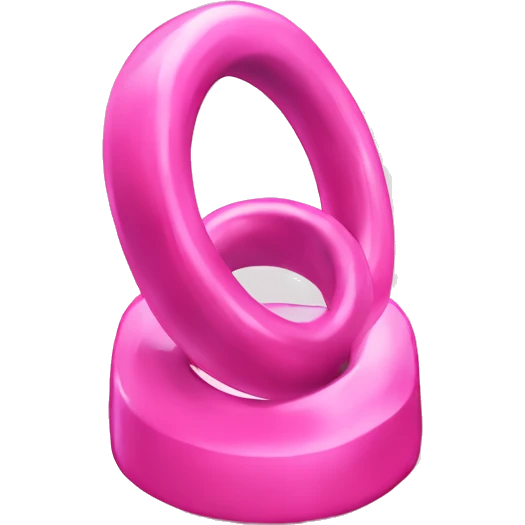 Word of ring ring celulares in pink emoji