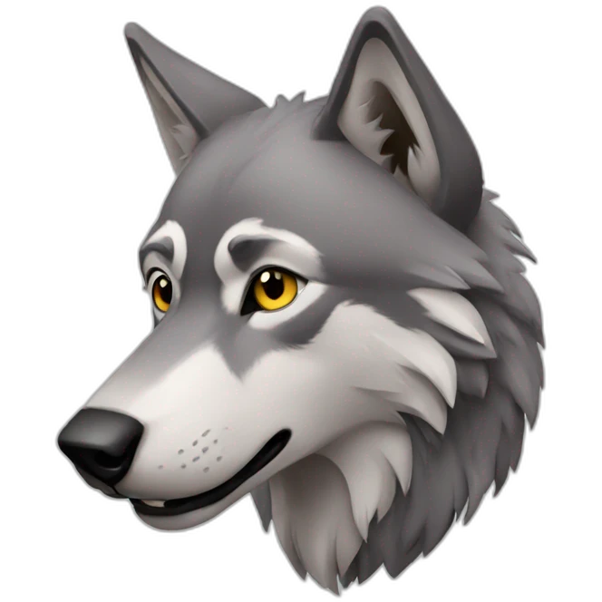 Wolf emoji