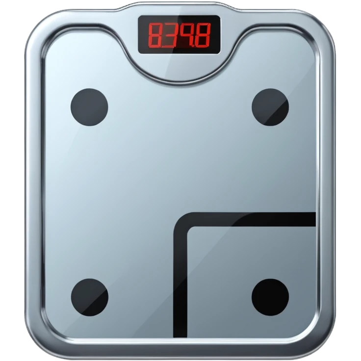 Digital weight scale emoji