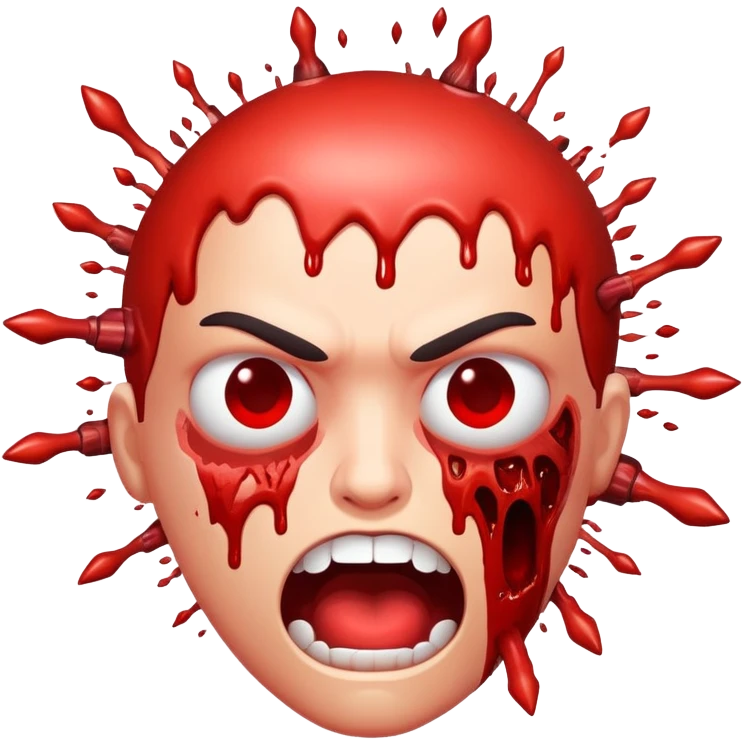Exploding head emoji