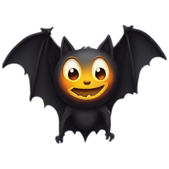 bat halloween emoji