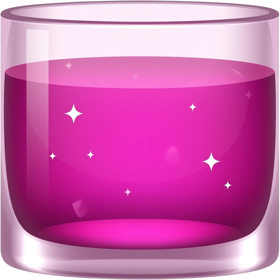 faça brilhos assim ✨ na cor magenta vidro emoji