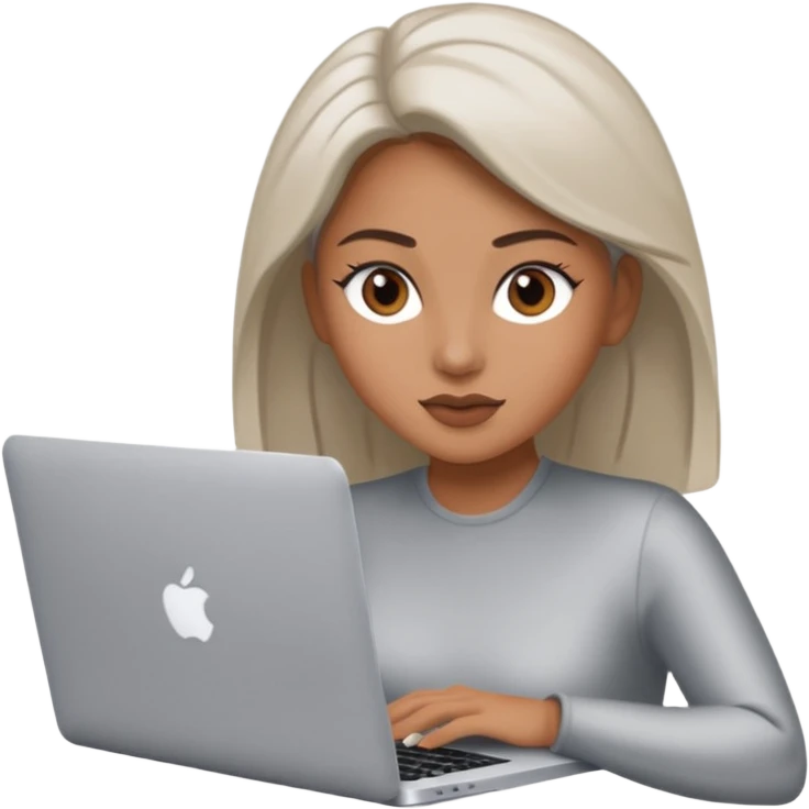 macbook pro woman emoji