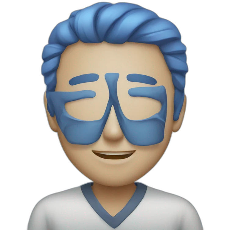 blue emoji